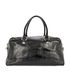 Dolce and Gabbana holdall leather black strap, back view